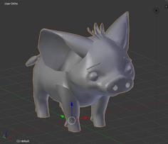 Pua Piglet From Moana 3D Printer Model