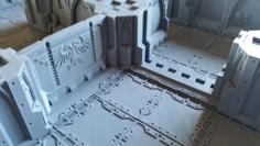 Zone Mortalis Doorway Bulkheads And Doors (28mm) 3D Printer Model