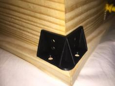 Wood Frame Corner Bracket 3D Printer Model