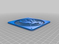 120MM Vegeta Fan Grill 3D Printer Model