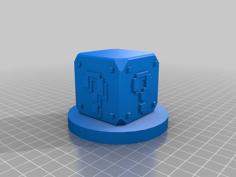 Light Up Question Block 3D Printer Model