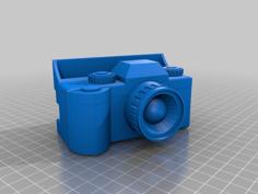 Photography Business Card Holder 3D Printer Model