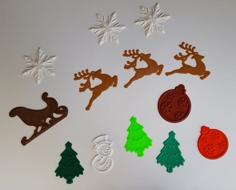 Decorate With Decals For The Holidaze 3D Printer Model