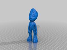 Baby Groot 3D Printer Model