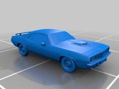 Dodge Barracuda 3D Printer Model