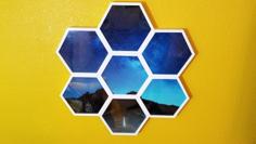 Hexagon Picture Frames 3D Printer Model