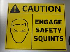 Engage Safety Squints (stl And Pdf For Laser Engraving Or Vinyl Cutting) 3D Printer Model