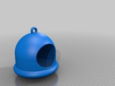 Spherical Bird Feeder 3D Printer Model