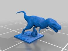 T Rex For Tabletop 3D Printer Model