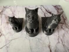 Cat Door Wedge Or Door Stopper 3D Printer Model