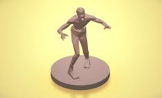 Low-Poly ZOMBIE – Miniature 3D Printer Model