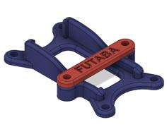 Futaba R7008SB Receiver Holder 3D Printer Model