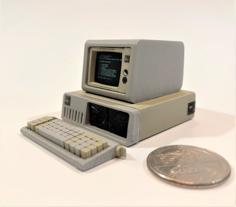 Mini IBM PC 3D Printer Model