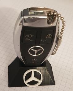 Mercedes Key Holder 3D Printer Model