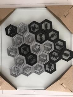 Hive Boardgame 3D Printer Model