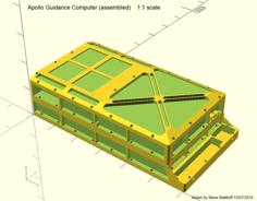 Apollo Guidance Computer (AGC) 1:1 Scale Model (WORK IN PROGRESS) 3D Printer Model