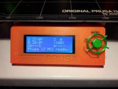 Ship’s Wheel Knob For LCD 3D Printer Model