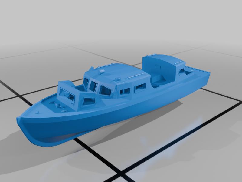 Royal Navy 25ft Fast Motor Boat 3d Printer Model Free Download - 3axis.co