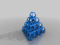 Triakis Truncated Tetrahedron – Diamond Structure 3D Printer Model