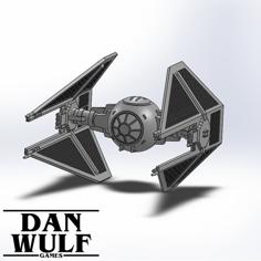 Star Wars Legion Terrain – DWG TIE Interceptor 3D Printer Model