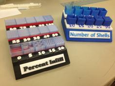 Infill Percent Display 3D Printer Model