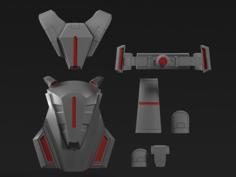 Ant-Man & The Wasp – Armour Pieces 3D Printer Model