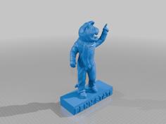 The Penn State Nittany Lion, The Pennsylvania State University Mascot 3D Printer Model