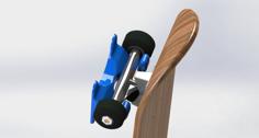 Skateboard Holder/Wallmount 3D Printer Model