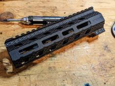 7.5″ MLOK Handguard – Airsoft AR (m4) Platform 3D Printer Model