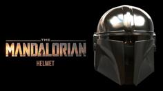 The Mandalorian Helmet Split 3D Printer Model