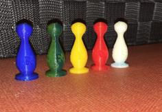 Your Game Pawn 3D Printer Model