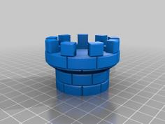 Tealight Holder – Castle Tower 3D Printer Model