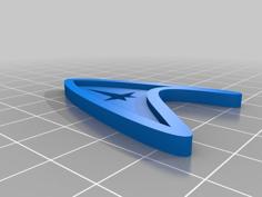 Star Trek Badges 3D Printer Model