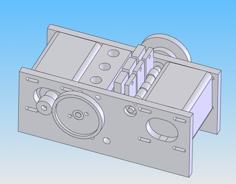 Multiple Filament Bowden Extruder Drive 3D Printer Model