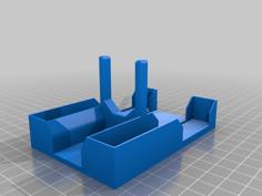 Hot Glue Gun Holder With Glue Storage 3D Printer Model