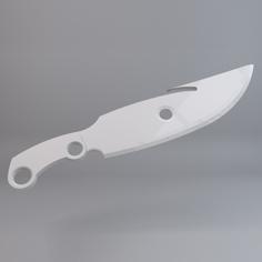 Hunting Knife 3D Printer Model