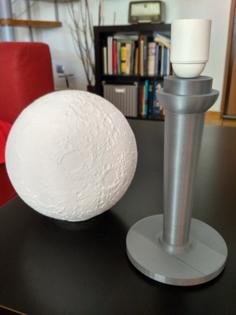 Moon Lamp E27 3D Printer Model