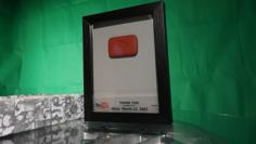 YouTube Play Button 3D Printer Model