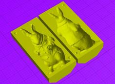 Bunny Mold 3D Printer Model