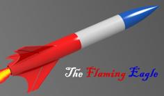 Two-Stage Model Rocket 3D Printer Model