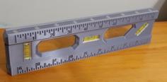 9 Inch Magnetized Ruler Level 3D Printer Model