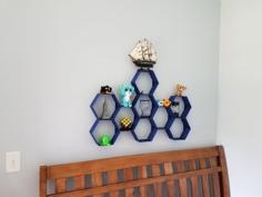 Honeycomb Shelves 3D Printer Model