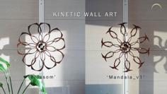 Kinetic Wall Art (Blossom & Mandala) 3D Printer Model