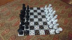 Spiral Chess Board 3D Printer Model