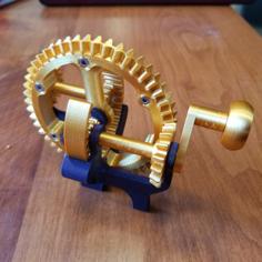 Intersecting Gear Desktop Toy 3D Printer Model