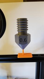 Nozzle Size Display 3D Printer Model