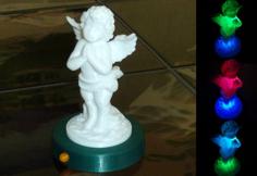 Illuminated Angel 3D Printer Model