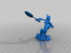 Mega Mewtwo X Figure Janemba Pose 3D Printer Model