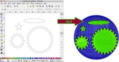 Inkscape To OpenSCAD Converter V6 3D Printer Model