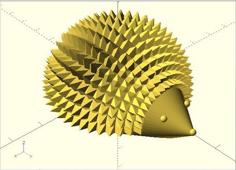 Hedgehog 3D Printer Model